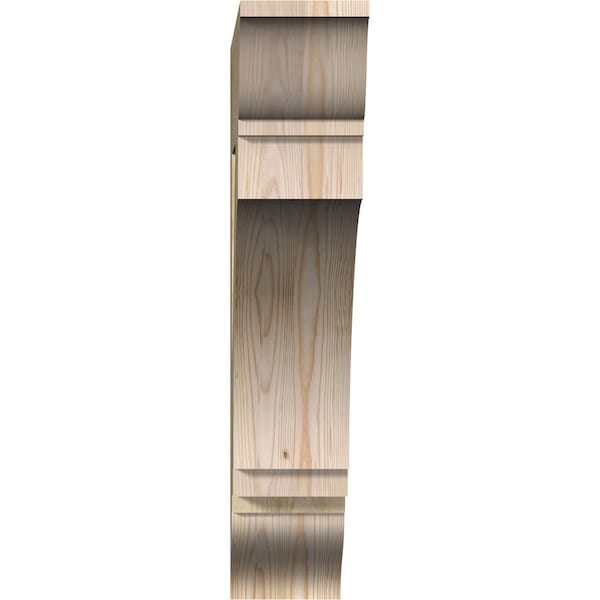 Imperial Traditional Rough Sawn Bracket, Douglas Fir, 6W X 30D X 30H